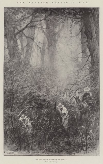 The Spanish-American War, the Rainy Season in Cuba, in the Country by Paul Frenzeny